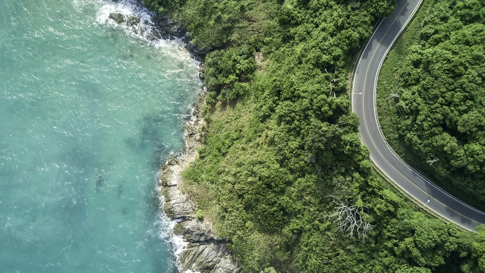 Touring e-bike on a long-distance coastal route